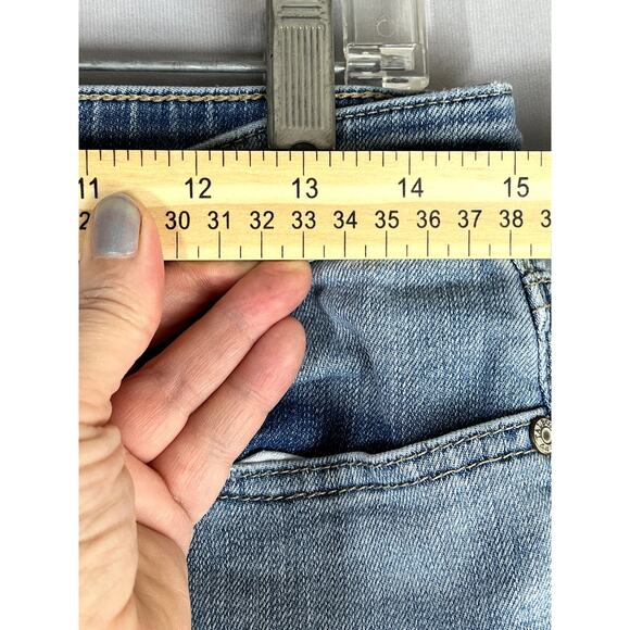 Talbots Flawless Five-Pocket Slim Ankle light wash jeans, size 0 - Picture 7 of 10